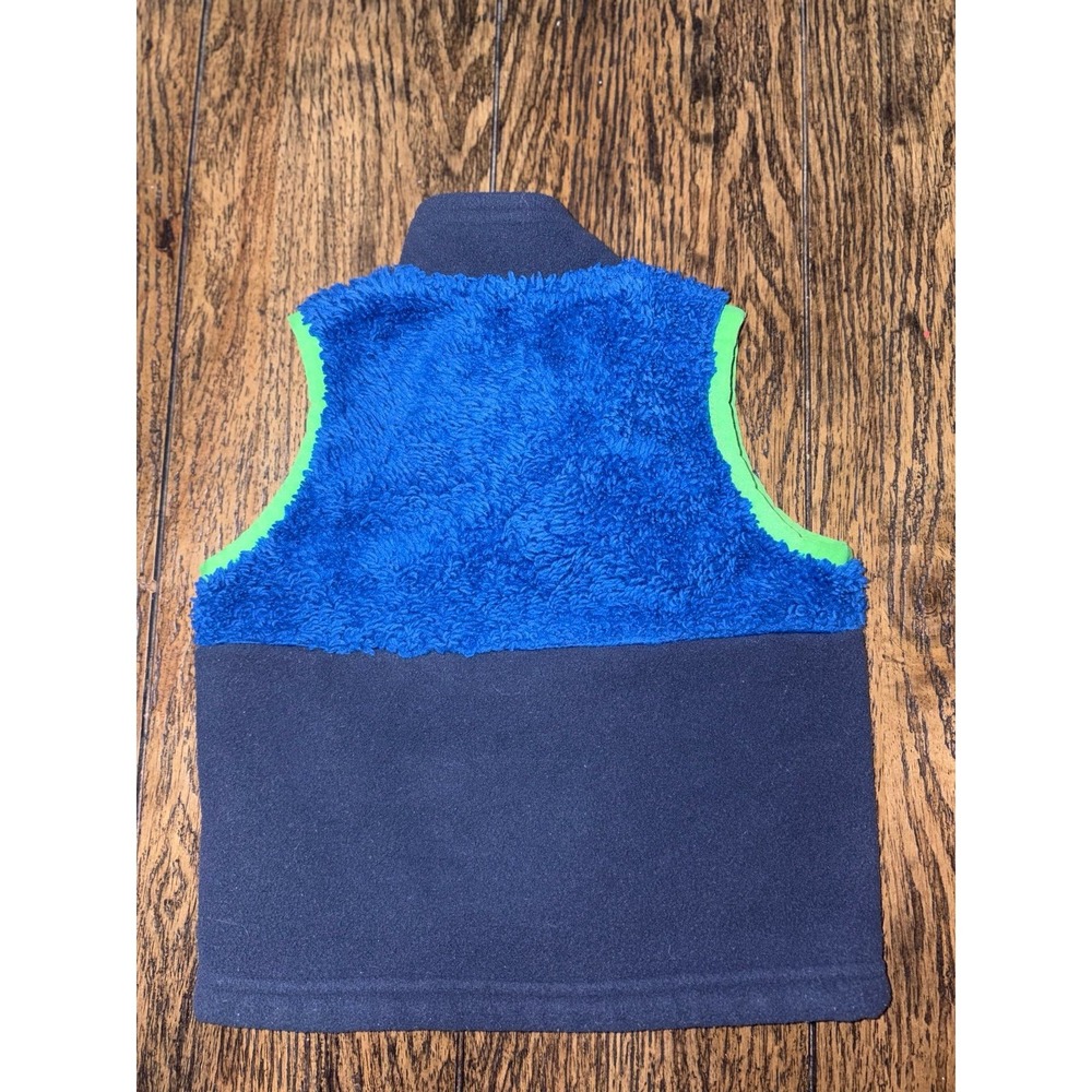 The North Face Sherpa vest green/blue infant 6/12 months - Picture 2 of 4